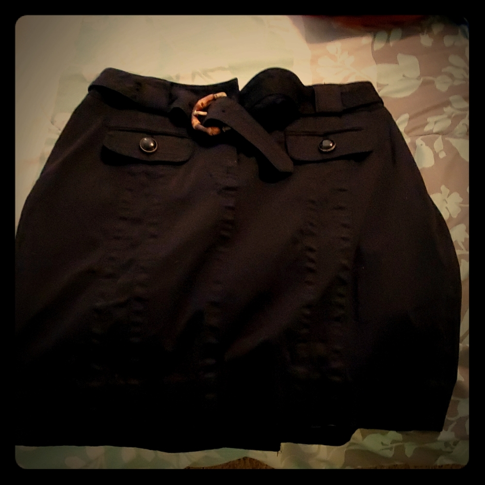 Black skirt